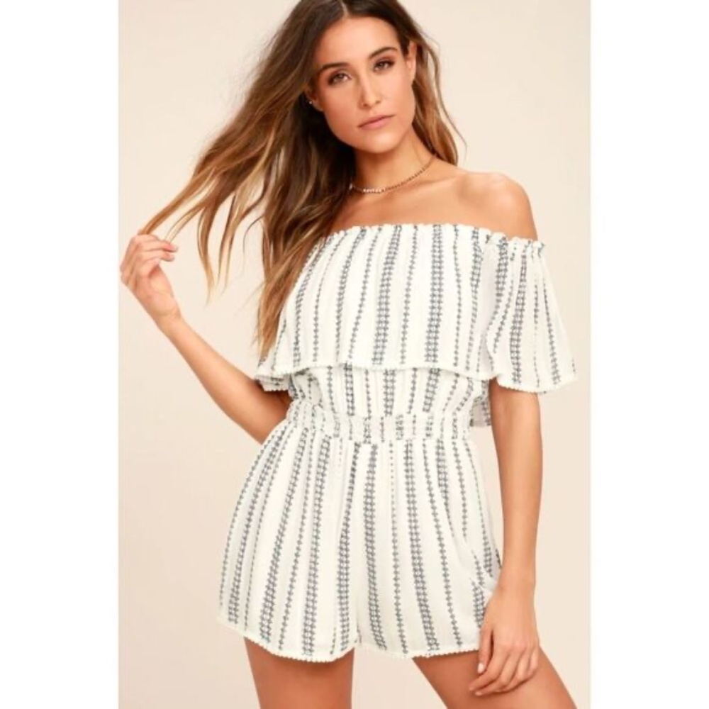 Summer Off Shoulder Romper
